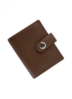 Men's Smooth Nappa Leather Business Card Holder With RFID Blocking And Tab -Dents 23 5552 English Tan Olive