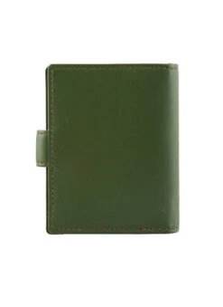 Men's Smooth Nappa Leather Business Card Holder With RFID Blocking And Tab -Dents 23 5552 Olive English Tan 3