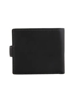 Men's Smooth Nappa Leather Bifold Wallet With RFID Blocking And Coin Purse -Dents 23 5553 Black Slate 3