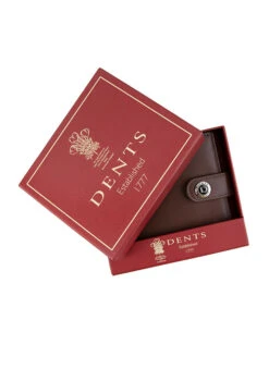 Men's Smooth Nappa Leather Bifold Wallet With RFID Blocking And Coin Purse -Dents 23 5553 English Tan Olive 6