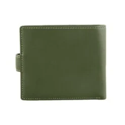 Men's Smooth Nappa Leather Bifold Wallet With RFID Blocking And Coin Purse -Dents 23 5553 Olive English Tan 3