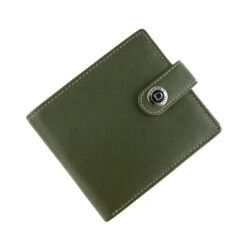 Men's Smooth Nappa Leather Bifold Wallet With RFID Blocking And Coin Purse -Dents 23 5553 Olive English Tan 5