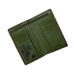 Men's Smooth Nappa Leather Jacket Wallet With RFID Blocking And Window Pocket 16 Men's Smooth Nappa Leather Jacket Wallet With RFID Blocking And Window Pocket -Dents 23 5554 English Tan Olive 3
