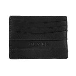 Men's Pebble Grain Leather Card Holder With RFID Blocking And Window Pocket 11 Men's Pebble Grain Leather Card Holder With RFID Blocking And Window Pocket -Dents 23 5555 Black 1