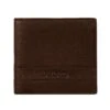 Men's Pebble Grain Leather Bifold Wallet With RFID Blocking -Dents 23 5556 Dark Tan 1