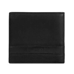 Men's Pebble Grain Leather Bifold Wallet With RFID Blocking And Coin Purse -Dents 23 5557 Black 2