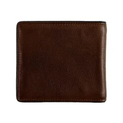 Men's Two-Colour Pebble Grain Leather Bifold Wallet With RFID Blocking -Dents 23 5560 Dark Tan 2