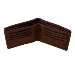 Men's Two-Colour Pebble Grain Leather Bifold Wallet With RFID Blocking -Dents 23 5560 Dark Tan 3