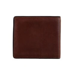 Men's Two-Colour Pebble Grain Leather Bifold Wallet With RFID Blocking And Coin Purse -Dents 23 5561 Dark Tan 2