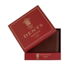 Men's Two-Colour Pebble Grain Leather Bifold Wallet With RFID Blocking And Coin Purse -Dents 23 5561 Dark Tan 5