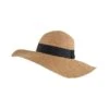 Women’s Floppy Straw Sun Hat With Ribbon -Dents 3 1376 Natural