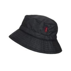 Women’s Halley Stevensons Waxed Cotton Bucket Hat -Dents 3 6033 Black