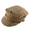 Women's Abraham Moon Dogtooth Tweed Fisherman Cap 2 Women's Abraham Moon Dogtooth Tweed Fisherman Cap -Dents 3 6042Brown