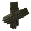 Women's Heritage Water-Resistant Half Fleece-Lined Left Hand Leather Shooting Gloves 2 Women's Heritage Water-Resistant Half Fleece-Lined Left Hand Leather Shooting Gloves -Dents 37 0607 Olive