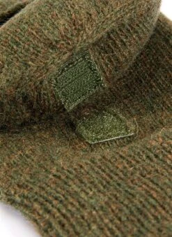 Men's Fingerless Knitted Shooting Gloves With Mitten Flap -Dents 37 0710 olive 1 d4c0a1dd 3926 4e6a aaf1 b3a1380f9a29