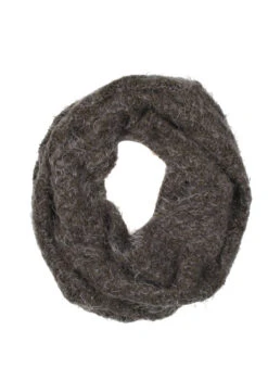 Women’s Mohair Wool-Blend Infinity Scarf -Dents 4 1289Charcoal 2