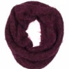 Womenâs Mohair Wool-Blend Infinity Scarf 2 Womenâs Mohair Wool-Blend Infinity Scarf -Dents 4 1289Maroon 2