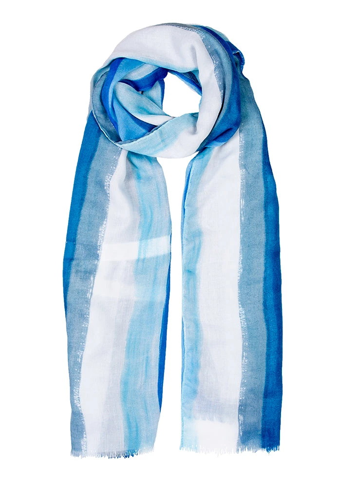 Women's Tonal Stripe Lightweight Scarf 5 Women's Tonal Stripe Lightweight Scarf - Image 3