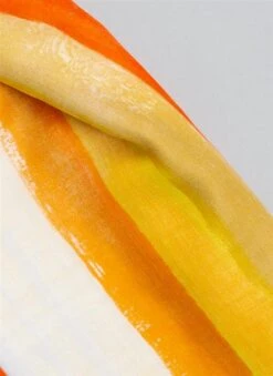 Women's Tonal Stripe Lightweight Scarf 13 Women's Tonal Stripe Lightweight Scarf -Dents 4 2583 yellow 2 631033ac 9acf 49e2 946d 452634a8d725