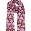 Women’s Geometric Print Lightweight Scarf -Dents 4 2620Pink 82c8453a 44a4 42e3 9724 012c8ddb46d5
