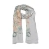 Women’s Zodiac-Print Silk-Like Lightweight Scarf -Dents 4 2623 Blue