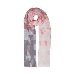 Women’s Ombre Geometric Pattern Lightweight Scarf