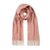 Women’s Herringbone Scarf With Tassels -Dents 4 2663 Candy Floss
