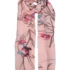 Women's Cherry Blossom And Bird Print Lightweight Scarf 1 Women's Cherry Blossom And Bird Print Lightweight Scarf -Dents 4 2804Coral 2