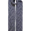 Women's Reptile Pattern Knitted Scarf -Dents 4 2831NavyDoveGrey