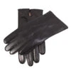 Men's Handsewn Three-Point Cashmere-Lined Leather Gloves 1 Men's Handsewn Three-Point Cashmere-Lined Leather Gloves -Dents 5 1542Black
