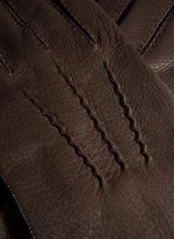 Men's Handsewn Three-Point Cashmere-Lined Deerskin Gloves -Dents 5 1545 20bark 201 e25b7093 8d20 4031 b29b ae2f8470e98f