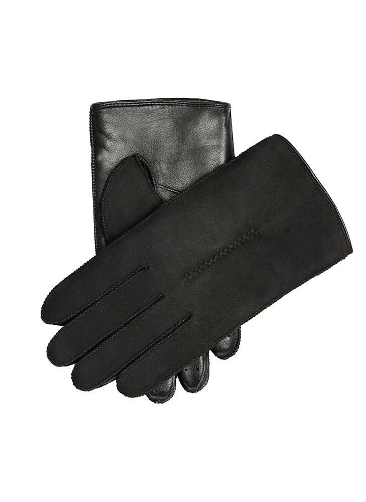 Men’s Touchscreen Single-Point Leather And Sheepskin Gloves 3 Men’s Touchscreen Single-Point Leather And Sheepskin Gloves