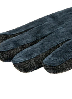 Men's Three-Point Fleece-Lined Suede Gloves With Knitted Cuffs -Dents 5 1629 2 copy