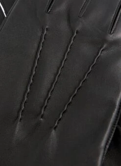 Men's Three-Point Lined Leather Gloves -Dents 5 1700 black 1 4cab2781 070c 4ab1 bc17 c3ccee1e8870