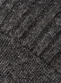 Men's Thinsulate-Lined Knitted Gloves With Zip -Dents 5 4530 charcoal 2