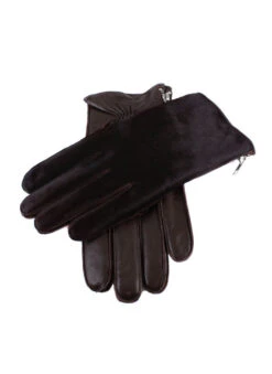 Men's Cashmere-Lined Ponyskin And Leather Gloves 7 Men's Cashmere-Lined Ponyskin And Leather Gloves -Dents 5 7007 20brown aab74f06 7eaa 43da b7f9 1d5f819e2de1