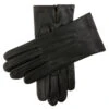 Men's Three-Point Silk-Lined Leather Gloves -Dents 5 9000 black 73e5e8d0 bd19 429d b182 09d93fecb655