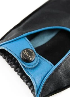 Men's Leather Driving Gloves With Colour Contrast Details -Dents 5 9051 205