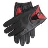 Men's Leather Driving Gloves With Colour Contrast Details -Dents 5 9051 20berry