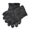 Men’s Touchscreen Water-Resistant Lined Goatskin Leather Gloves With Stitch Detail -Dents 5 9213Black 1 a9c31a52 b457 4de2 b73f ab5d74d7619f