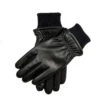 Men’s Touchscreen Water-Resistant Wool Blend-Lined Leather Gloves -Dents 5 9313 Black