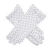Women's Spotted Cotton Gloves With Cuff Bow -Dents 6 2239WhiteNavy