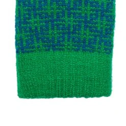 Women’s Jacquard Knitted Gloves With Hash Symbol Pattern -Dents 6 3275 Teal Emerald 4