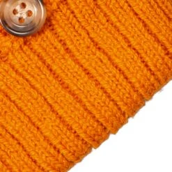 Women’s Two-Tone Fingerless Gloves With Mitten Flap -Dents 6 3276 Dove Grey Tangerine 9