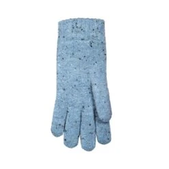 Women’s Cable Knit Gloves With Marl Yarn -Dents 6 3278 Corn Blue 3