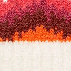 Women’s Jacquard Knitted Gloves With Contrasting Stripes -Dents 6 3283 Winter White 7