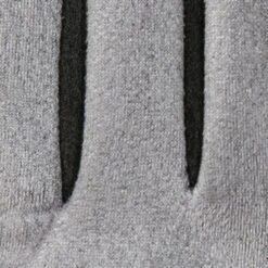 Women’s Touchscreen Velour-Lined Faux Suede Gloves With Contrast Trim And Bow -Dents 6 4278 Dove Grey 6