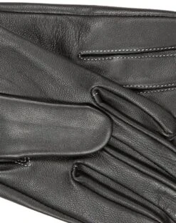 Women's Three-Point Leather Gloves With Contrasting Stitching 9 Women's Three-Point Leather Gloves With Contrasting Stitching -Dents 7 0020 black white eeee6c3b 4f8f 47f4 9057 14cd15a17231