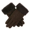 Women's Sheepskin Gloves -Dents 7 1056 brown ebcebe30 3bec 4d64 8073 1364c35a1c06