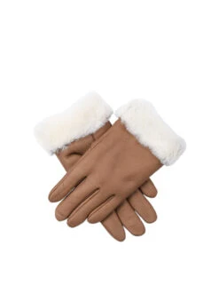 Women's Sheepskin Gloves 25 Women's Sheepskin Gloves -Dents 7 1056 Camel